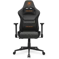 Cougar Armor One V2, PC-Gamingstuhl, 120 kg, Schwarz/Grau, Schwarz, Schwarz, Grau, Schwarz