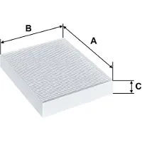 Valeo Innenraumfilter Partikelfilter 248 mm - 195 mm für u.a. BMW 1er