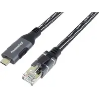 PremiumCord Ethernetový kabel USB-C na LAN RJ45 10/100/1000, 1m