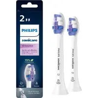 Philips S2 Sensitive HX6052/10 2x Ultra Soft Bürstenköpfe für Schallzahnbürste