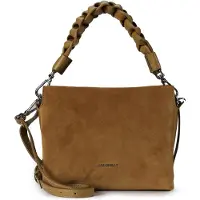 Coccinelle Boheme Suede - Umhängetasche 23 cm (seagras)