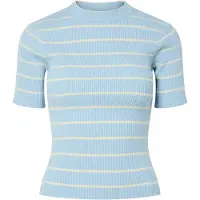 Pieces Pcmira Strickoberteil | Blau | S
