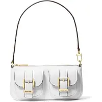 Michael Kors Small Pouchette Optic White Größe: OS | Handtaschen Outlet | Damen | Weiß