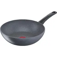 Tefal Wok "Healthy Chef" Aluminium 1 Stk. tlg. Mineralia+ Versiegelung, Thermo-Signal, Ø 28 cm, Induktion