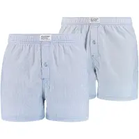 Levi's Herren Boxershorts, 2er Pack - Web-Shorts, Baumwolle, einfarbig