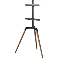 Hama 00220873, 81,3 cm (32"), 165,1 cm (65"), 200 x 200 mm, 400 x 400 mm, Aluminium, Buchenholz, Stahl, Schwarz
