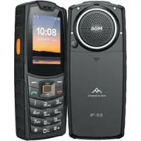 AGM Mobile AGM M6, Balken, Dual-SIM, 6,1 cm (2.4"), 0,3 MP, 2500 mAh, Schwarz