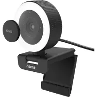 Hama Webcam C-850 Pro, mit Mikrofon, Ringlicht