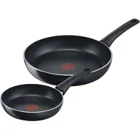 Tefal Pfannen-Set "Generous Cook" Aluminium Set, je 1 Pfanne Ø 20/28 cm, H: 4,5/5 cm, 2 Stk. tlg. Antihaftversiegelung, Thermo-Signal, tief, alle Herdarten, Induktion