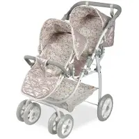 Munecas Arias Fantasy Doppelwagen Mit Höhenverstellbarem Schiebegriff 47-77 Cm 45x70x73 Cm