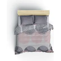 L'essentiel Maison , Leron - Grey, Bettwäsche-Set, Grau, 100 % BAUMWOLLE RANFORCE, 260 x 220 cm