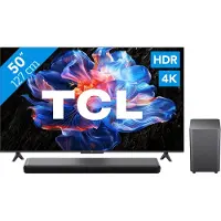 TCL 50 Zoll LED P61K 4K (2025) + S55H 2.1 Soundbar