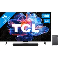 TCL 75 Zol LED P61K 4K (2025) + S55H 2.1 Soundbar
