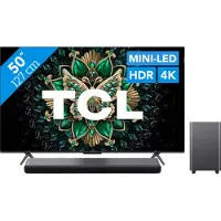 TCL 50 Zoll QD Mini LED C61K (2025) + S55H 2.1 Soundbar