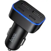 Hoco Autoladegerät 2xUSB A + 2xUSB C PD QC3.0 42W Z63 schwarz