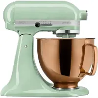 KitchenAid Artisan Mixer 5KSM125EPT Grün + Design Rührschüssel Kupfer
