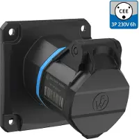 Walther design CEE NEO Anbaudose schräg 1 6A 3P 6h FW510306CC