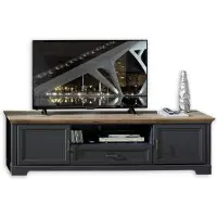 Innostyle TV-Board Jasmin Lowboard in graphit Artisan Eiche 193x54 cm