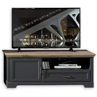 Innostyle TV-Board Jasmin Lowboard in graphit Artisan Eiche 143x54 cm