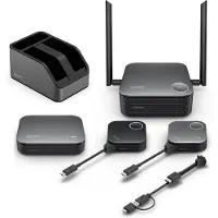 BenQ InstaShow VS25, Desktop, Schwarz, Extern, 2 dBi, 802.11a, 802.11b, 802.11g, Wi-Fi 4 (802.11n), Wi-Fi 5 (802.11ac), Wi-Fi 6 (802.11ax), 2400 Mbit/s