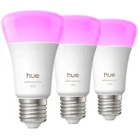 Philips Hue White & Color E27 1.100 lm 3er-Pack
