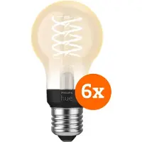 Philips Hue Filamentlampe White Standard E27 - 2023 - 6er-Pack