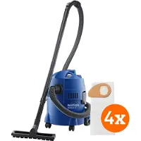 Nilfisk Buddy II 12 + Staubsaugerbeutel für Buddy II (4x)
