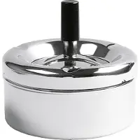 B2X Druckaschenbecher Ø11cm chrom