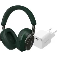 Bowers & Wilkins Px8 Grün + BlueBuilt Power-Delivery-Ladegerät mit USB-C-Port 20 W Weiß