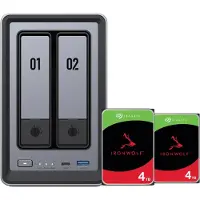 UGREEN NASync DXP2800 + Seagate Ironwolf 4 TB Doppelpack