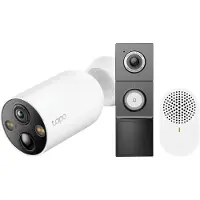 TP-LINK Tapo C460 + D235 Smart Battery & Wired Doorbell