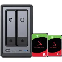 UGREEN NASync DXP2800 + Seagate IronWolf 8TB Doppelpack