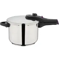GSW Schnellkochtopf - 22 cm - 6 l - Induktion - Edelstahl