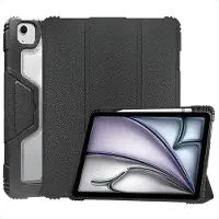 Accezz Rugged Trifold Klapphülle für das Apple iPad Air 11 Zoll (2026) M4 / (2025) M3 / (2024) M2 / Air 5 (2022) / Air 4 (2020) - Schwarz