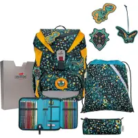 DERDIEDAS ErgoFlex Light Dino Time Schulranzenset 5-teilig