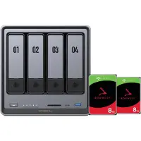 UGREEN NASync DXP4800 Plus + Seagate Ironwolf 8TB Doppelpack