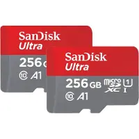 SanDisk microSDXC Ultra 256GB 120 MB/s Doppelpack