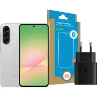 Samsung Galaxy A56 128GB Grau 5G + Basis-Zubehörset