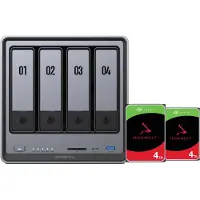 UGREEN NASync DXP4800 Plus + Seagate Ironwolf 4TB Doppelpack