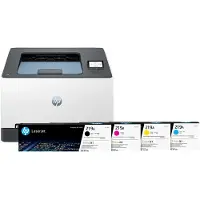 HP Color LaserJet 3202dw + 1 Toner-Ersatzset