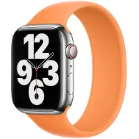Apple Silikon Solo Loop für Watch | 38/40/41/42 mm - Größe 1 - Marigold