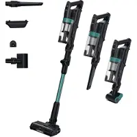Hoover HF1P10PX 011, Stabstaubsauger, Beutellos, Schwarz, Türkis, 0,7 l, Trocken, Schaum, Micro