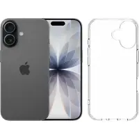 Apple iPhone 17 256GB Schwarz + BlueBuilt Protective Backcover Transparent