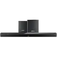 Bose Smart Ultra Soundbar Schwarz + Surround-Lautsprecher Schwarz