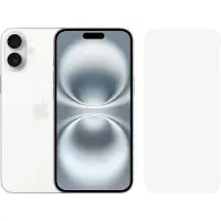 Apple iPhone 16 Plus 128GB Weiß + BlueBuilt Panzerglas
