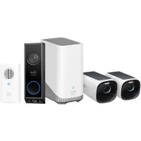 Eufy eufyCam 3 Doppelpack + Video Doorbell E340 + Chime