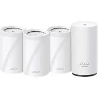 TP-LINK Deco BE65 Wi-Fi 7 Mesh 3er-Pack + Deco BE25 Outdoor