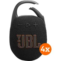 JBL Clip 5 Schwarz 4er-Pack