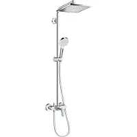 Hansgrohe Crometta E 240 1jet Showerpipe mit Einhebelmischer
