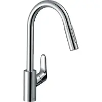 Hansgrohe Focus Spültischmischer Chrom mit Ausziehbrause